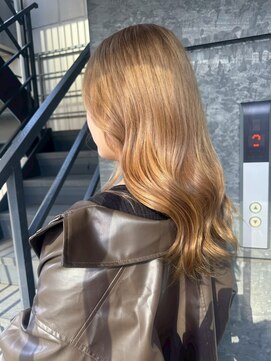 【MONA】ミルクティーベージュ/デザインカラー/ブリーチ