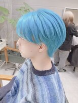 デイズ(days)&nbsp;ウルフカット水色ブルーカラー/デザインカラー