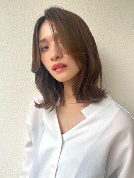 カバーヘア ブリス 戸田公園西口店(COVER HAIR bliss) くびれヘア/外ハネミディアム/前髪かき上げ/髪質改善p戸田公園