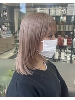 ハレル 戸塚(HAREru.)&nbsp;やわらかいミルクティーカラー×レイヤーカット