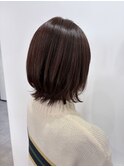 レイヤーボブ×ラベンダーカラー