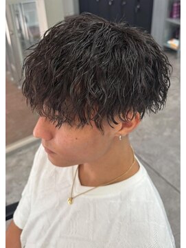 フィフスワン(fifth one) ツイストスパイラル/マッシュパーマ/ウルフ/アッシュブラック