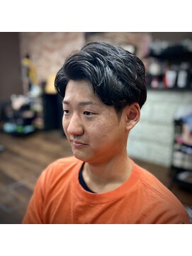 バーバーファースト(BARBER FIRST) 七三ショート(長め)