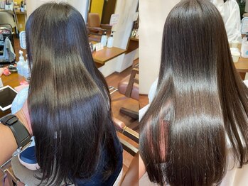 毛質改善ヘアエステサロン エリア 大島店(area)の写真/エリア独自の髪質改善*自分史上最高のツヤと手触り、驚きの指通りをぜひ体感してみませんか♪