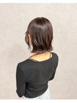 フランチェスカドットボブ(francesca.bob)&nbsp;巻いても可愛いタッセルボブ×ココアブラウン