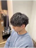 くしゃっとシャドウパーマ