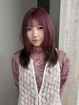 ロジ(loji) pink brown×layer