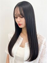 ルノヘアー(Lunohair)&nbsp;美髪◎髪質改善×暗髪ロング×大人カジュアル/ブリーチなし