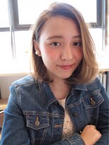 ナヌーク シブヤ(nanuk shibuya) 乾かすだけで仕上がる◇透明感あるホワイトベージュカラー◇