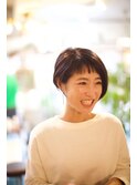 チョビバングショートボブ