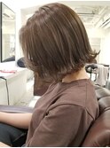透明感ベージュカラー