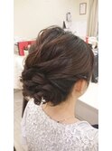 ふんわりヘアセット