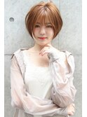 20代30代40代大人可愛いひし形ショートボブ　マッシュショート