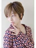 ショート×アッシュベージュ♪