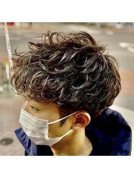 ヒロギンザ 御徒町店(HIRO GINZA) ツーブロック×パーマ