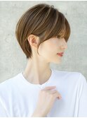 前髪あり大人ショート20代30代40代【AIN.表参道】川原大地