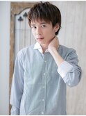 透明感ニュアンスカラー!モテ系ショートマッシュQ