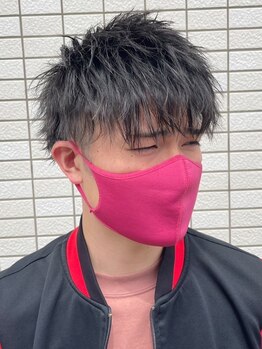 ティエル(Tiele)の写真/【弁天町駅徒歩3分】メンズカット¥3980！パーマで自分らしく。