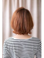 カバーヘア ブリス 戸田公園西口店(COVER HAIR bliss) 艶感ルミエールジンジャー金髪ボブウルフZ戸田公園10代20代30代