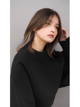 コア 銀座(COA) 切りっぱロブとチョコカラー