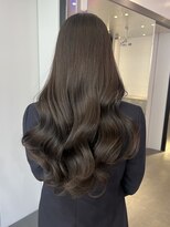 ゲーム 原宿店(GAME)&nbsp;韓国風レイヤーカット前髪カットグレージュカラー