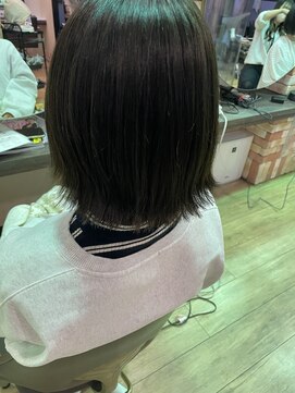 ヘアメイクエコー hair make echo ボブ