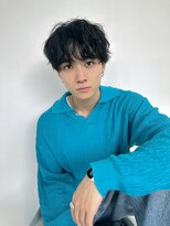 ルービック 梅田茶屋町(Rubik)&nbsp;無造作×束感モテる黒髪【マッシュウルフ】