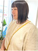 フルバング　切りっぱなしボブ　結べるボブ