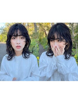 デザインで印象が変わるMAGNOLiAのオートクチュールパーマ。美容業界で講師を務めるスペシャリストが担当♪