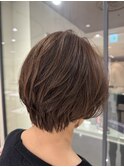 癖感パーマ/似合わせショート