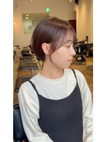 ホヌン 茅ヶ崎(Honnun) 20代30代40代に人気の丸みショートボブ/茅ヶ崎