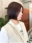 ミニボブ×透明感カラーY-46