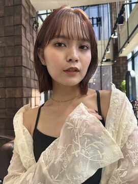 ミンクス 銀座店(MINX) 【MINX尾山】色っぽ耳掛けボブ