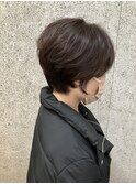大人ショート くびれショート 似合わせショート 髪質改善 耳掛け
