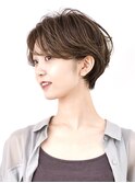 前髪/イメチェン/ウェーブパーマ/ショートヘア/30代/40代/50代