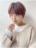 カジュアル大人ショート*前髪ありショートカット*30代40代50代