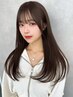 髪質改善ケアストレート+カット+カラー選べるプレミアムTR￥39600→￥35200