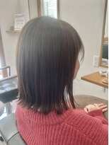 エピックコースト(epic coast)&nbsp;【切りっぱなしボブ】カーキグレージュボブ