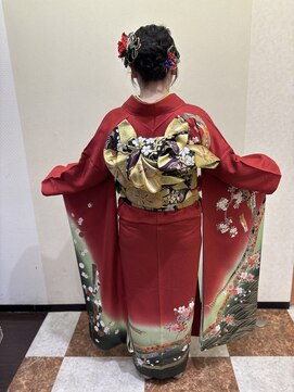 ビューティーサロン カワチ 中庄駅前店(Beauty Salon KAWACHI) 着物スタイル