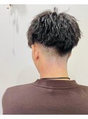 ツイストパーマ/2ブロックマッシュ