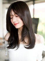 レノラ 本町(LENORA) ☆くびれヘアプリコットオレンジハイライトカラーレイヤーカット