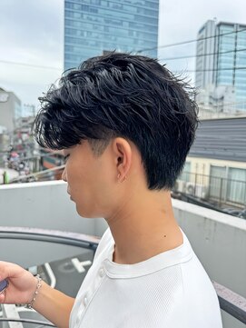 フィフスジングウマエ 原宿(fifth JINGUMAE) 原宿フェザーパーマセンターパートルーズパーマニュアンスパーマ