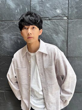 ローウェ オム 立川(LOUWE HOMME) マッシュショート波巻きスパイラルパーマツイストパーマ._.