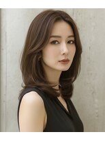 エル(LE)&nbsp;【LE】オリーブグレー/クラゲヘアー/ココアベージュ/レイヤー