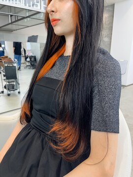 デザインカラー(黒オレンジ)