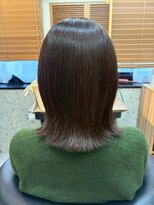 ヘアリゾート粋 トゥジュ 池袋東口店(tujuh)&nbsp;ミディアムボブ/透明感ブラウングレージュ/艶髪