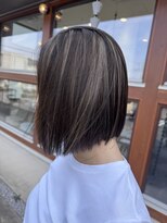 エムサロン 前橋川原(emusalon)&nbsp;ワンレンカット/ボブ/ハイライト