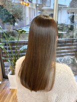 ヘアーロッジ(HAIR ROJJ)&nbsp;柔らか質感の艶髪ストレート/10代/20代/富山
