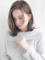 ルティア(Lutia) スモーキーベージュでラフ巻きに♪