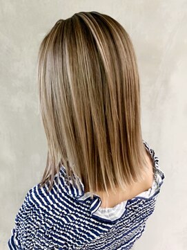 アイティー バイ アルバム 中野店(IT by ALBUM) オンカラーグラデーションベージュ_ピンクベージュ_ba306153